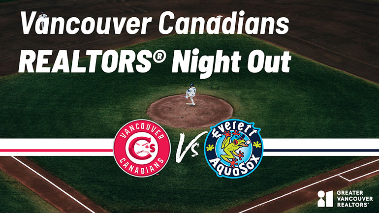 GVR's REALTORS® Night Out with the Vancouver Canadians is May 8