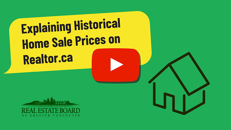 Explaining historical home sale prices on REALTOR.ca 