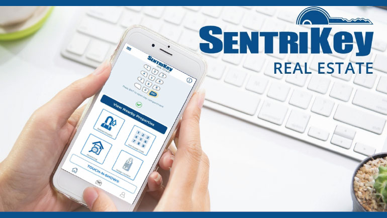 Refreshed homepage and property search in SentriKey