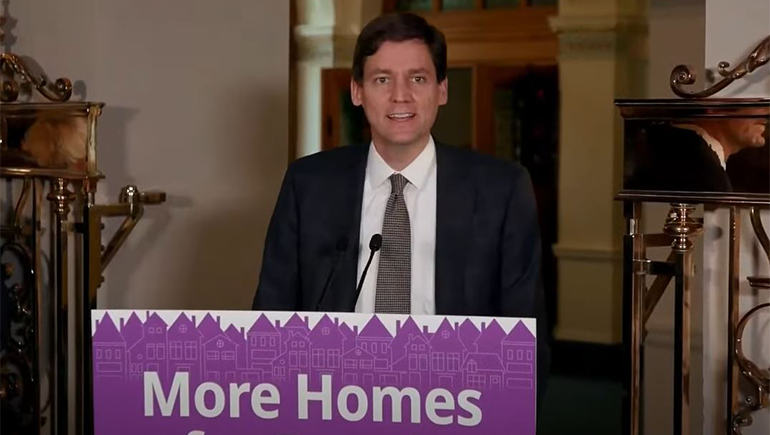Premier Eby delivers plans to increase affordable housing